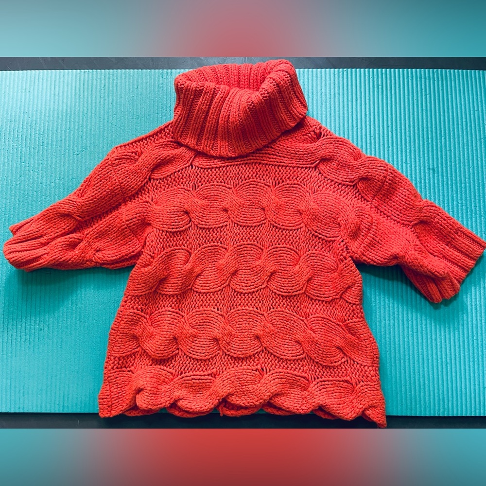 Beautiful Hand Knit Cable Sweater….